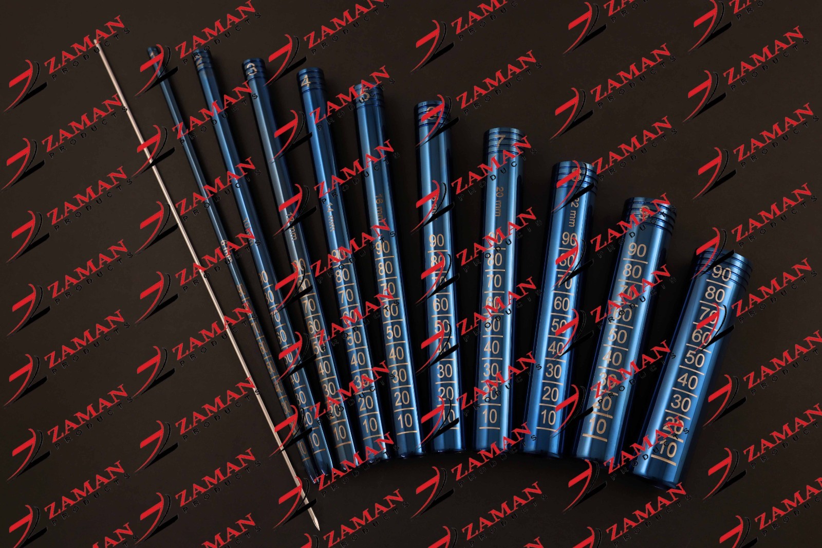 MIS Tubular Retractor Dilators Blue 11 PCs Set Spine Surgery Instruments ZP