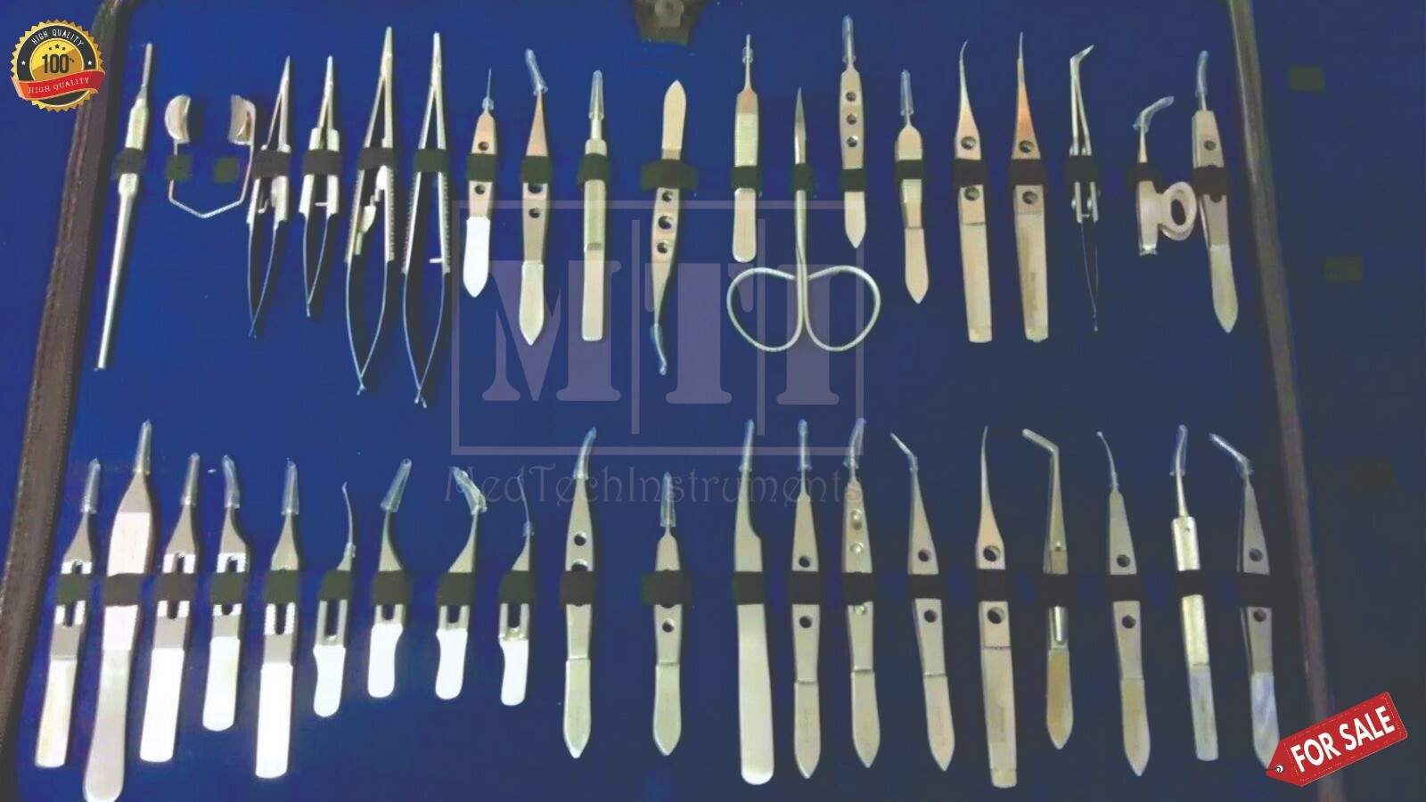 40 PC EYE MICRO MINOR SURGERY OPHTHALMIC DELICATE INSTRUMENTS STUDENT SET KIT