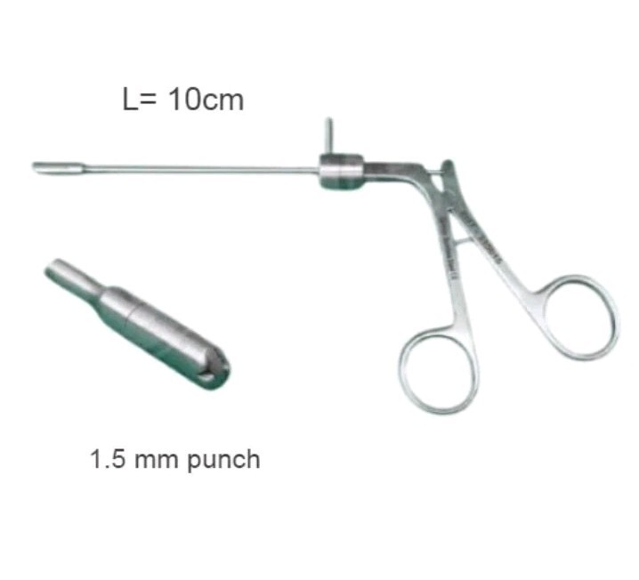 Pediatric Backbiting Antrum Punch Forceps Rotatable 360° ENT Instruments A+