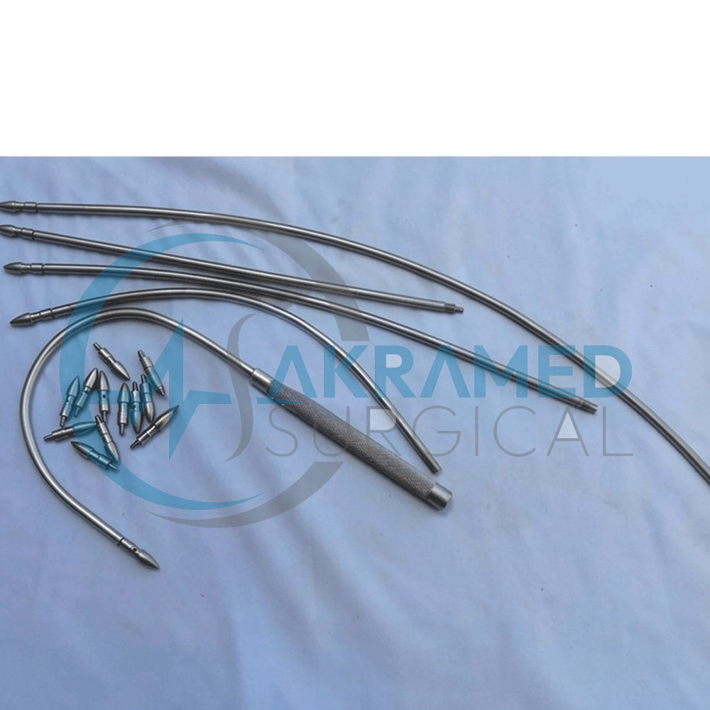Vascular Set Fistula Tunneler Set of 17 PCS Surgical Instruments