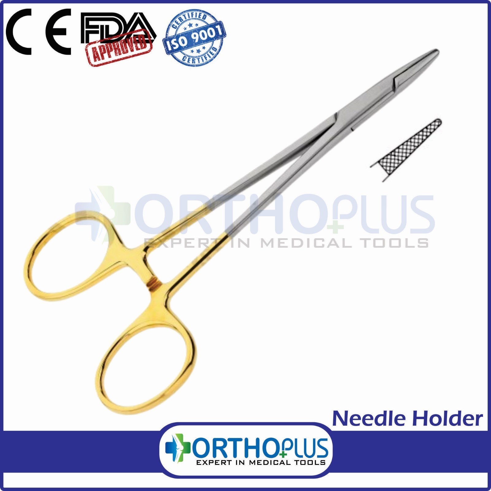T/C Webster Needle Holder 5″ ENT Surgical Instruments Stainless German Grade