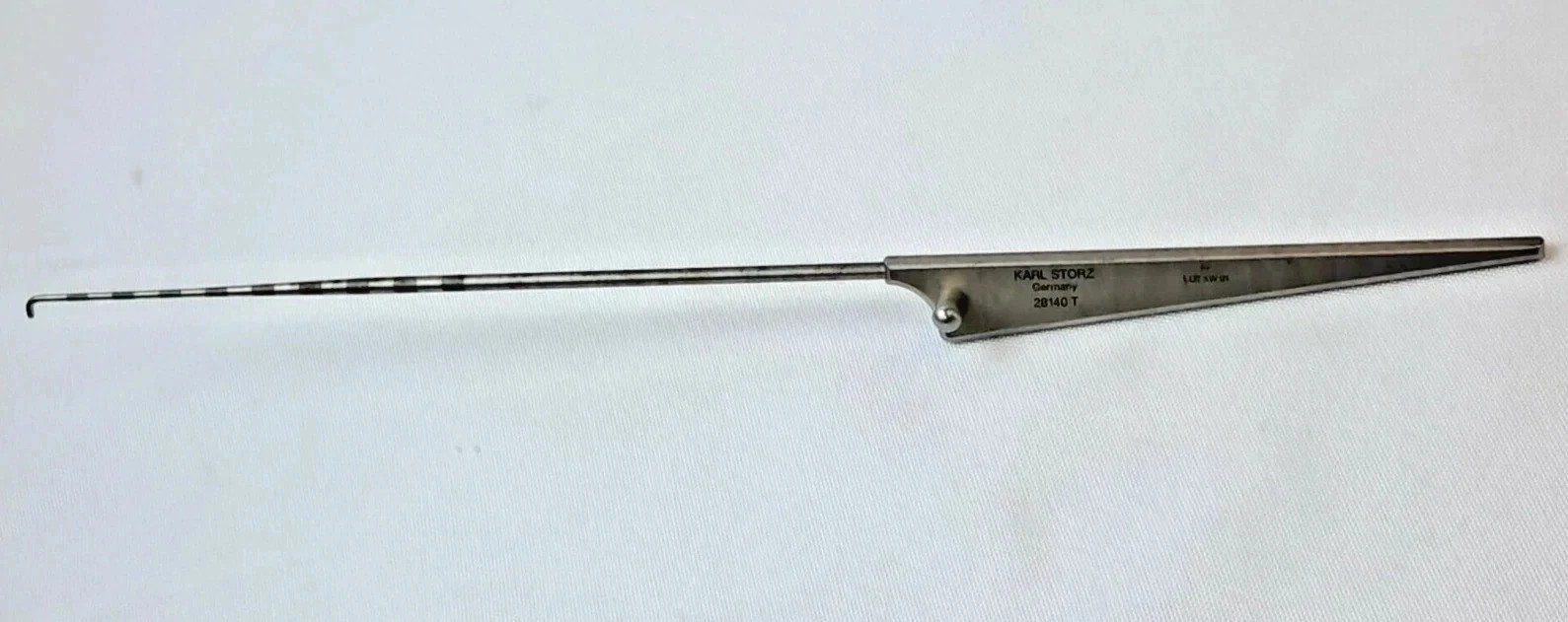 Karl Storz 28140T Graduated Palpation Hook/Probe 1.5mm x 18cm Arthroscopy