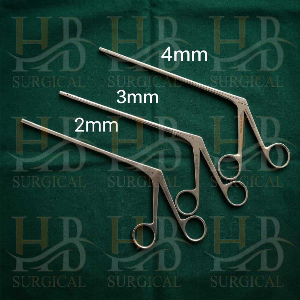 Laminectomy Rongeurs 7” STR 2,3 & 4mm Set of 3 Pcs Spine Orthopedic Instruments