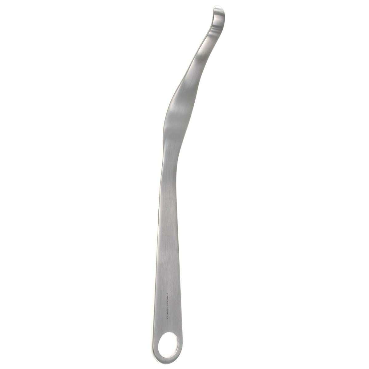 Bulk lot of 13 stainless steel surgical retractors, sold as medical surplus.