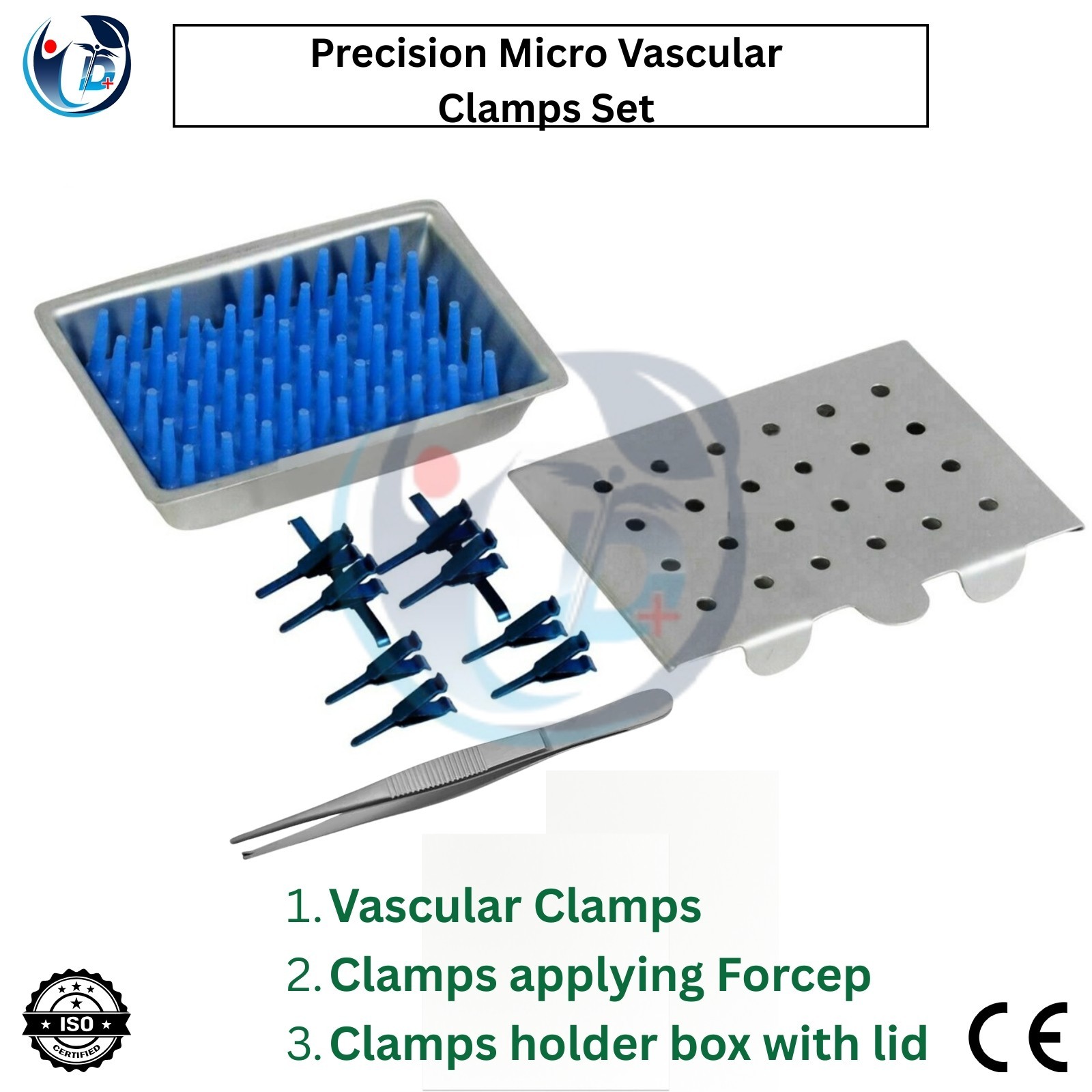 Precision Micro Vascular Clamps Set for Neurosurgery and Plastic Surgery