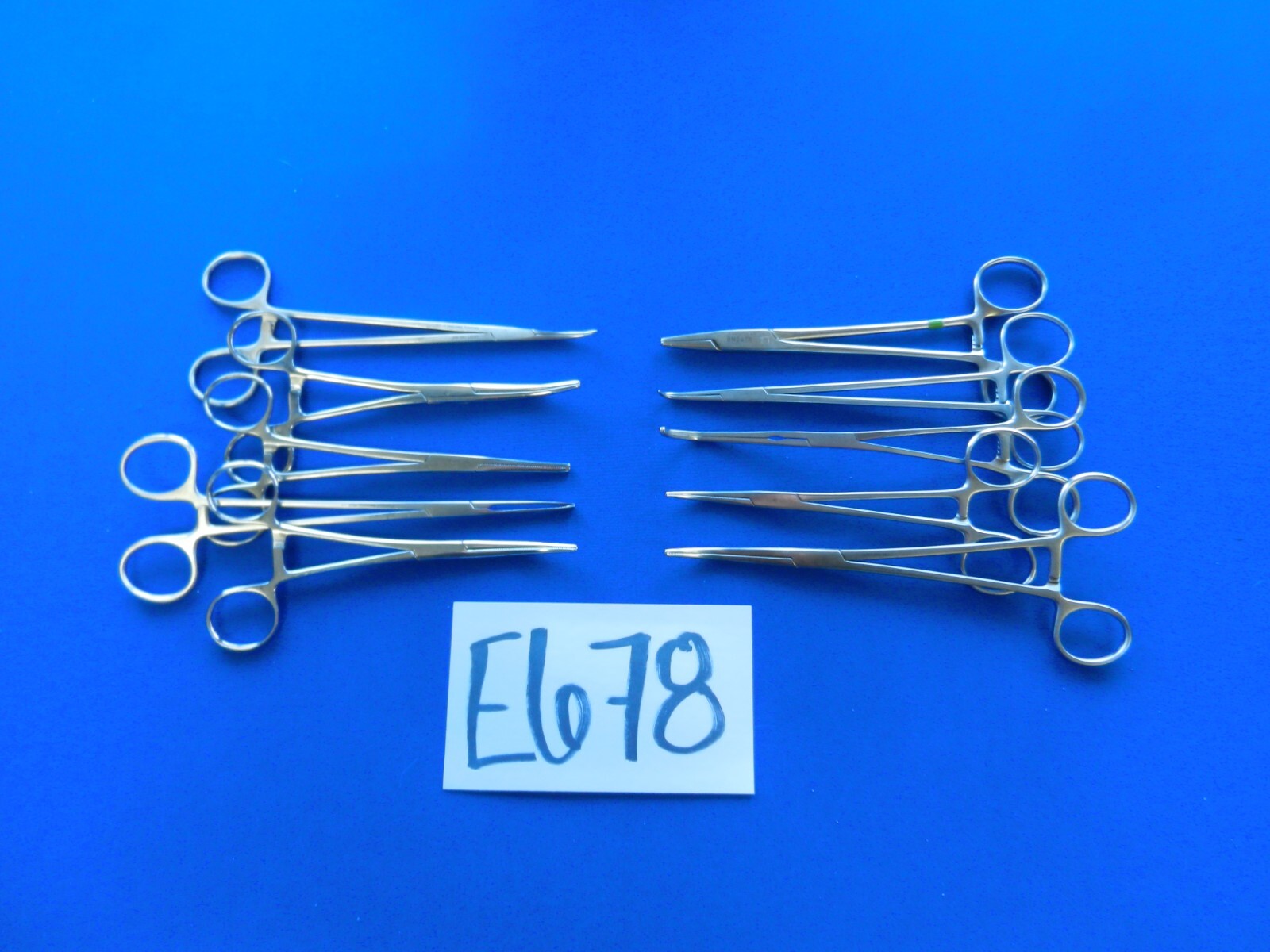 E678 Pilling Jarit Codman Lot of 10 Forceps 16-19cm Overall Length