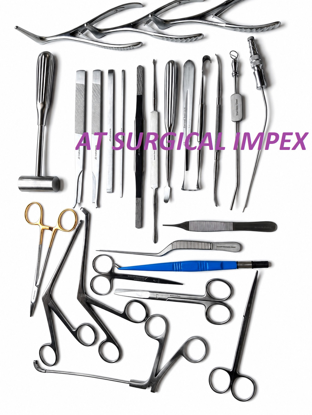 Septoplasty Septum instruments Set of 26 Pcs Nasal Surgery Tools German Steel CE