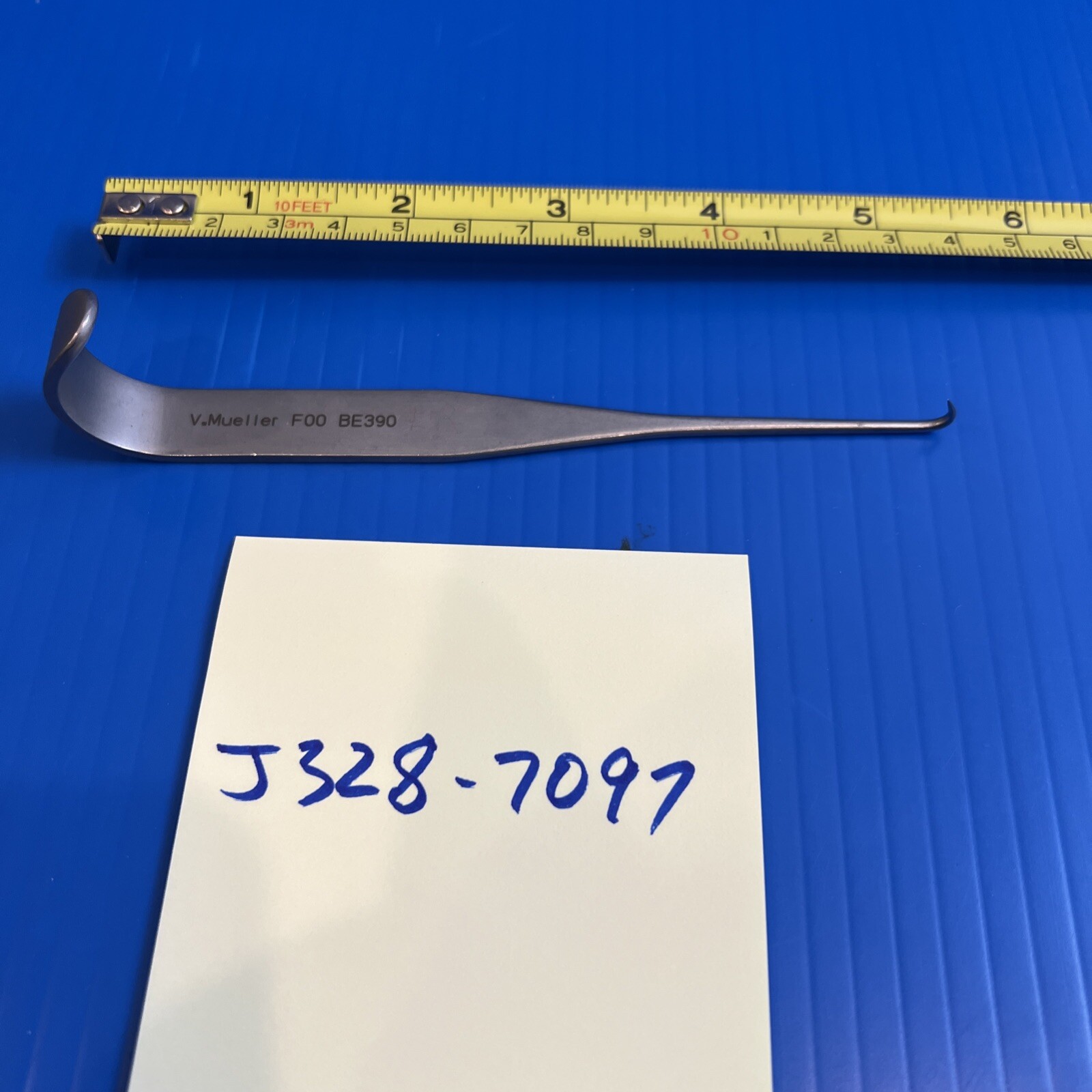 V. Mueller BE390 Jackson Tracheal Tenaculum 5-1/4″