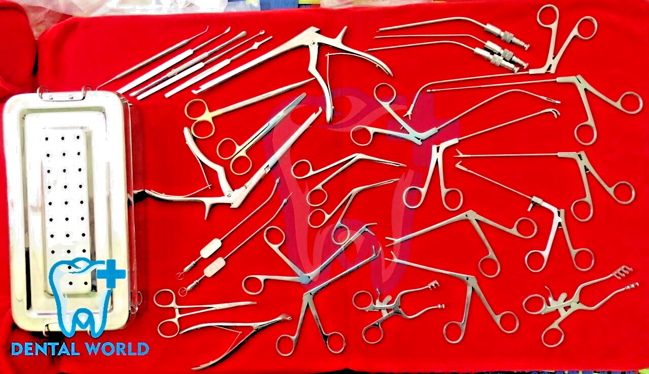 Fess Instruments Set Endoscopic Sinus Surgery Ent Instrument Set A+ 31 Pcs