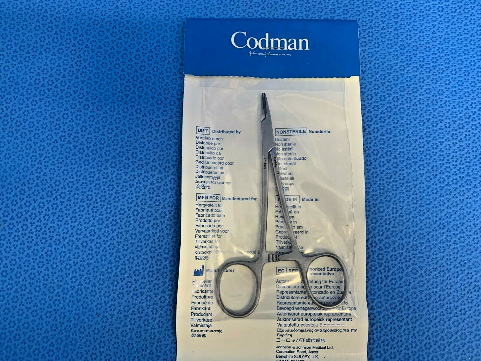 Codman, 37-4029 Needle Holder 4 3/4″, Orthopedic