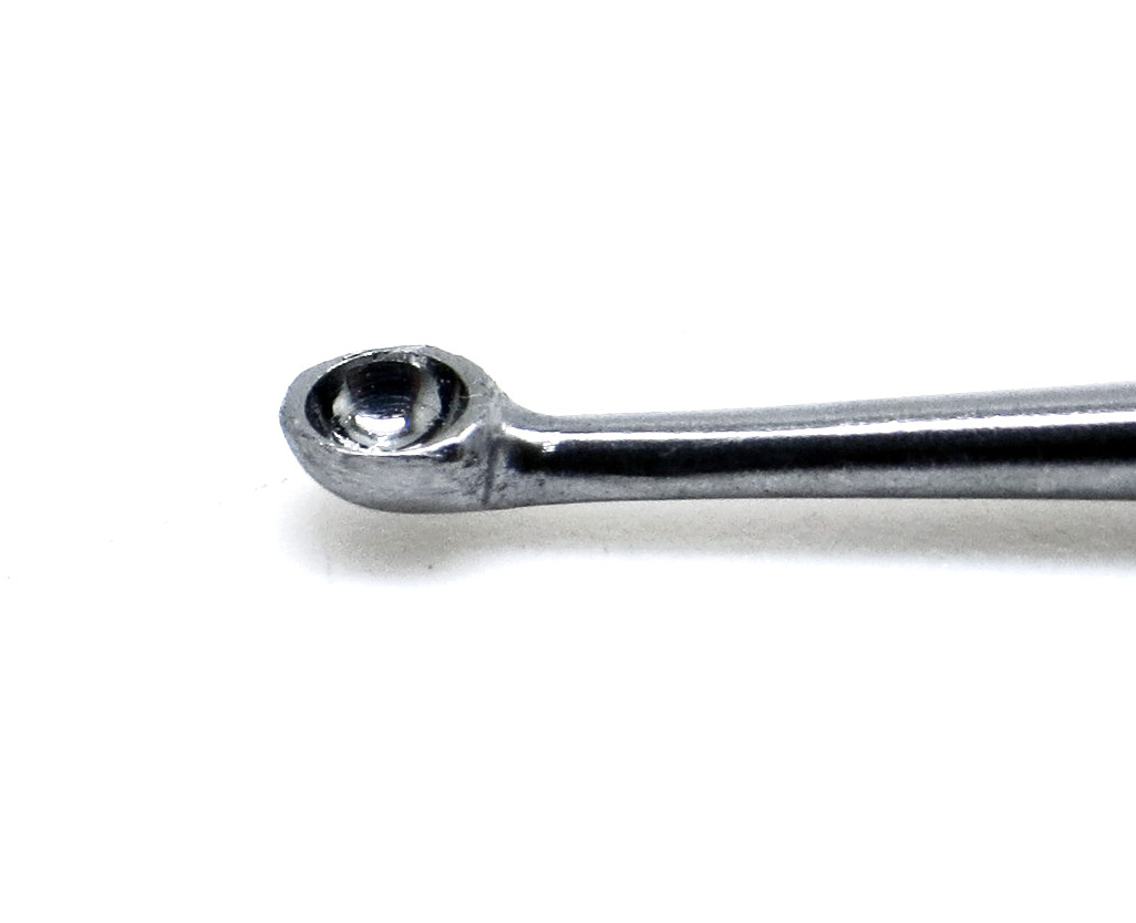10× Meyhoefer Chalazion Ear Curettes # 1 Cupped 1.8mm Surgical ENT Instruments