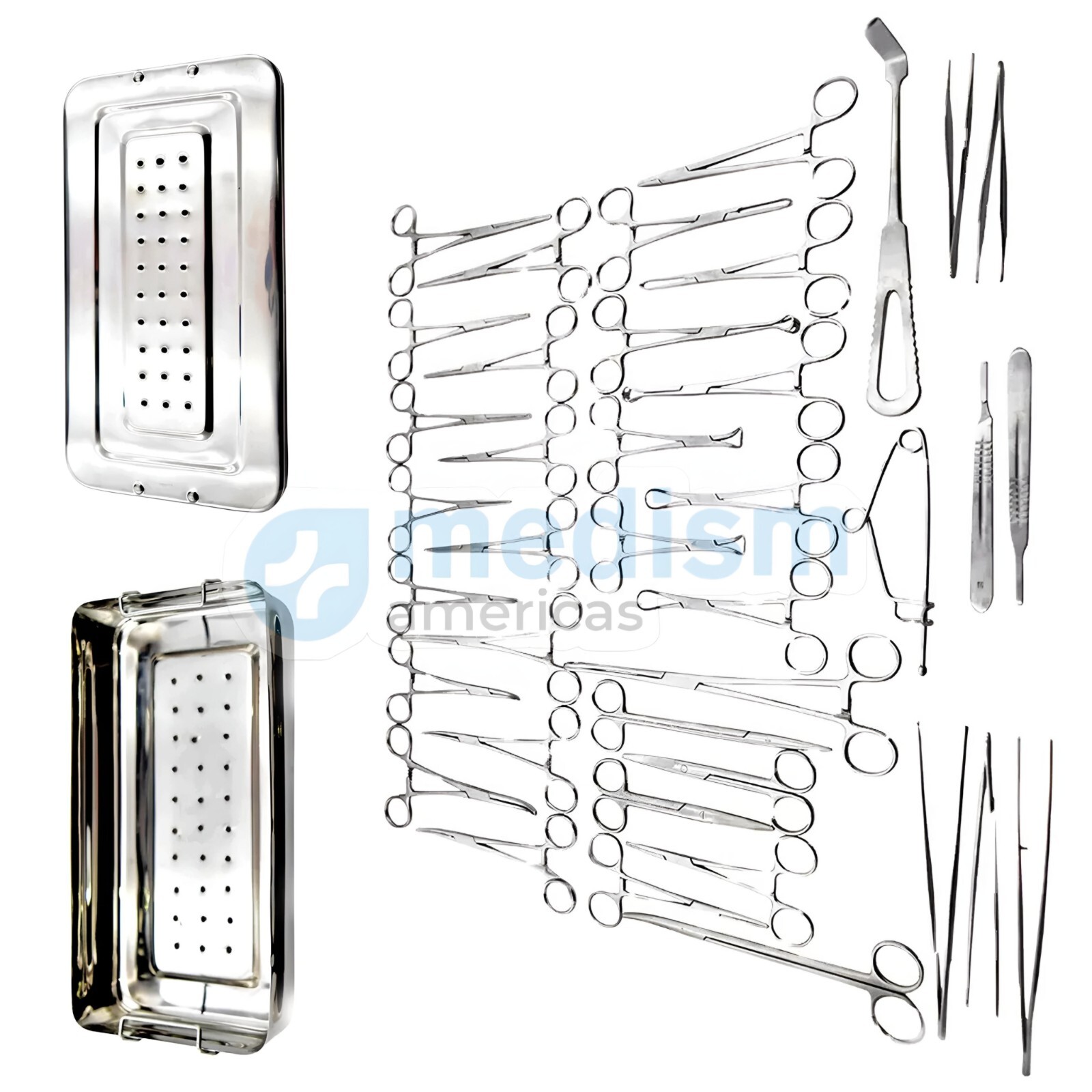 Appendectomy & Hernia Surgical Instruments Kit with Instruments Box 40 pcs Kit