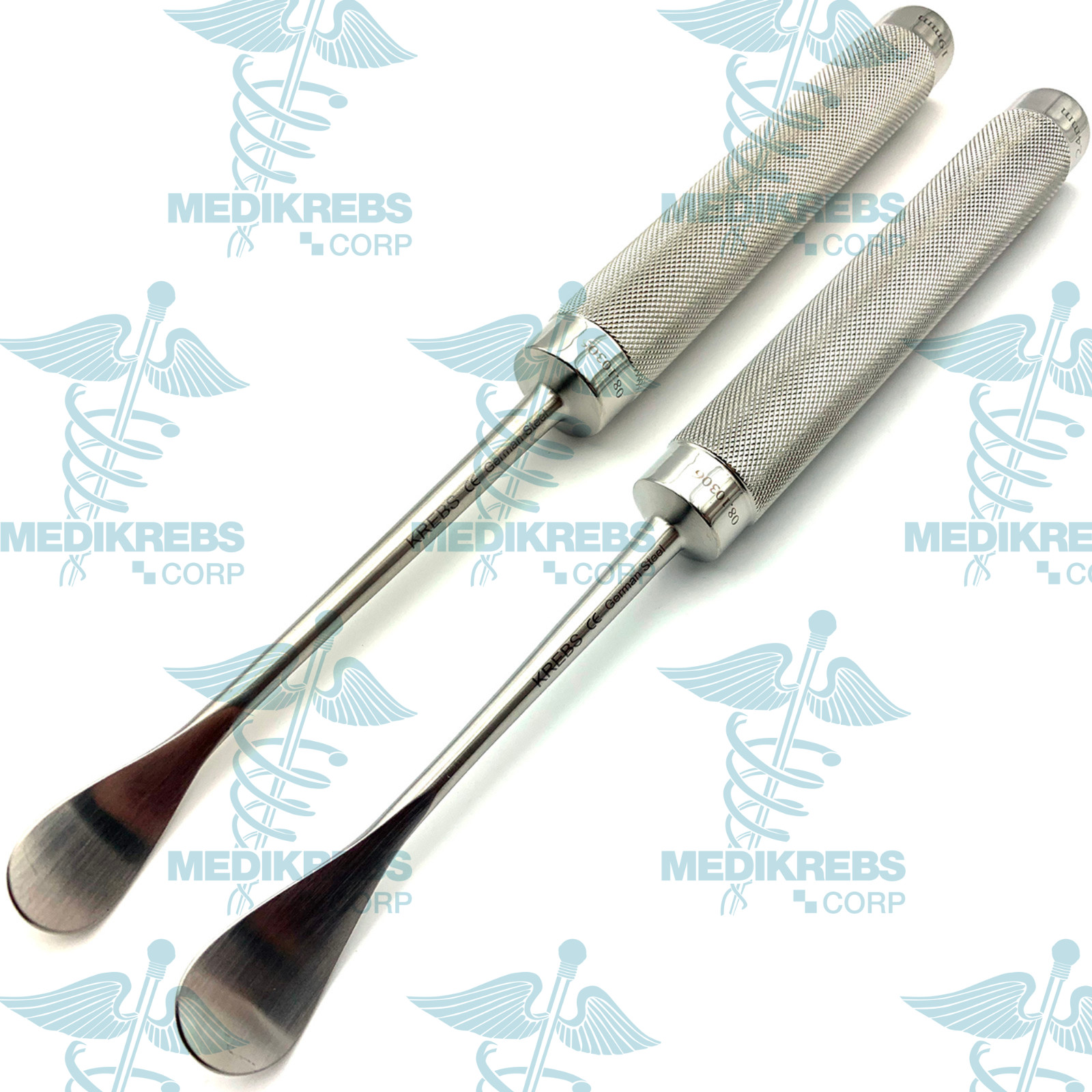 2 Pcs Cobb Periosteal Raspatory 19 mm, 24 mm x 28 cm OR Grade German Steel