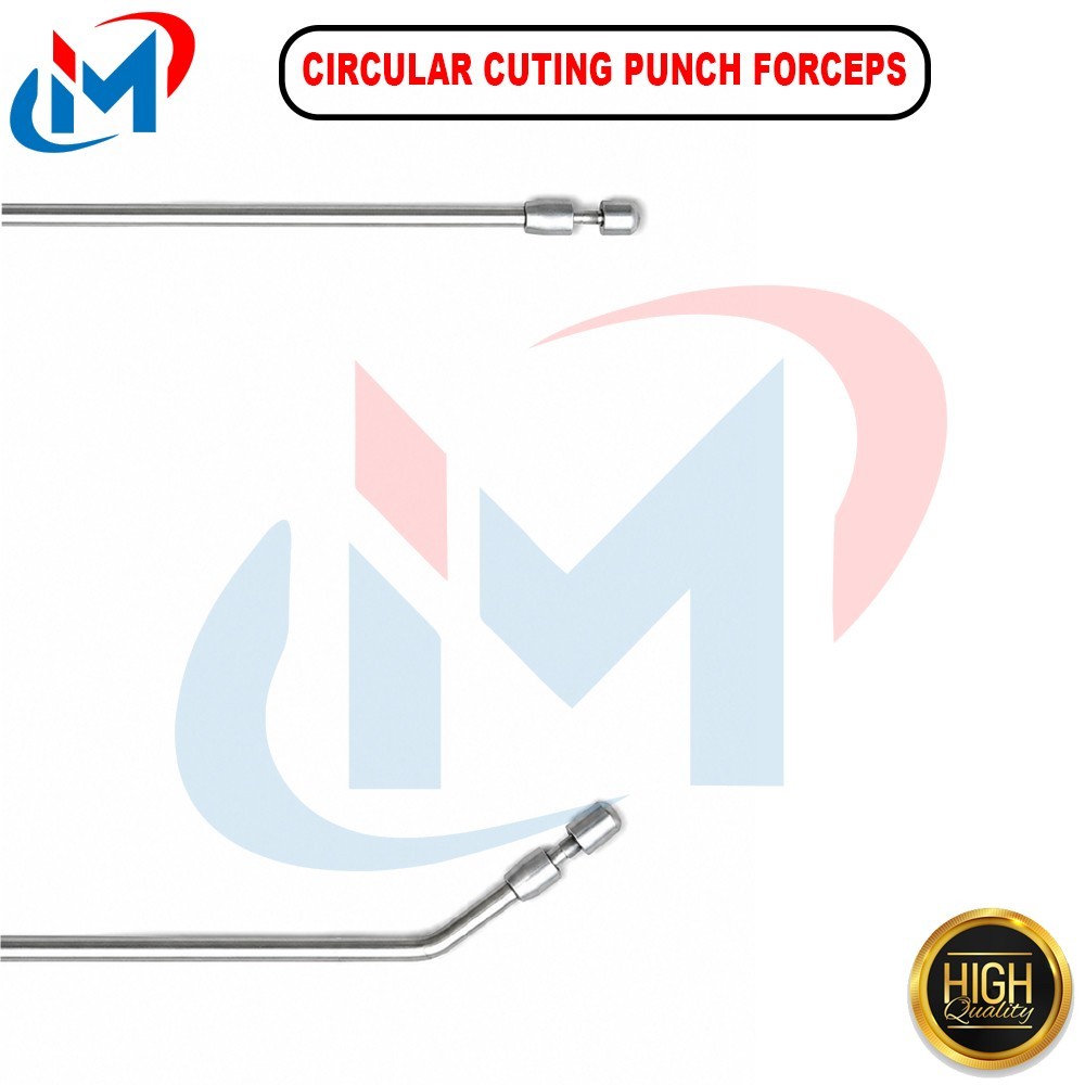 Sinus Mushroom Circular Cuting Punch Forceps Straight & 45° Up Ent Instruments