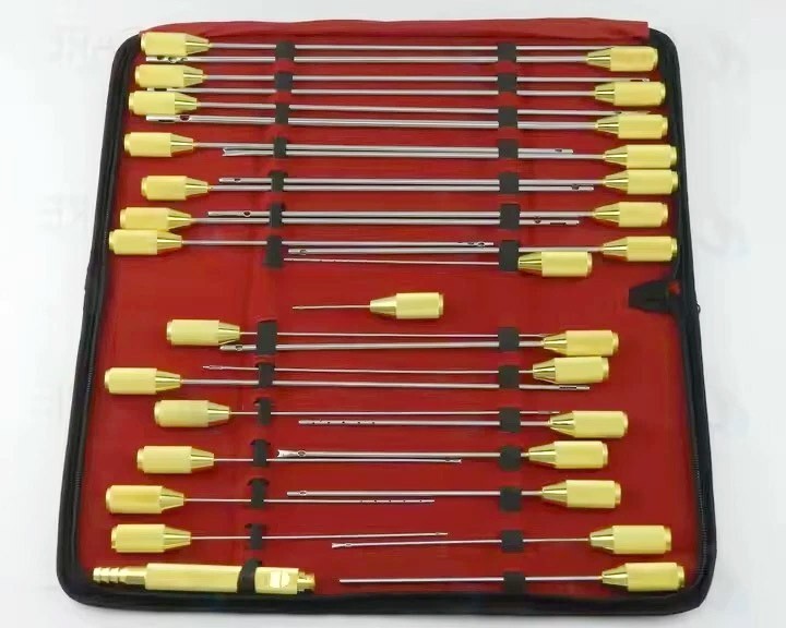 Liposuction cannulas Set of 30 pcs plastic surgery instruments Surgical Instrumt
