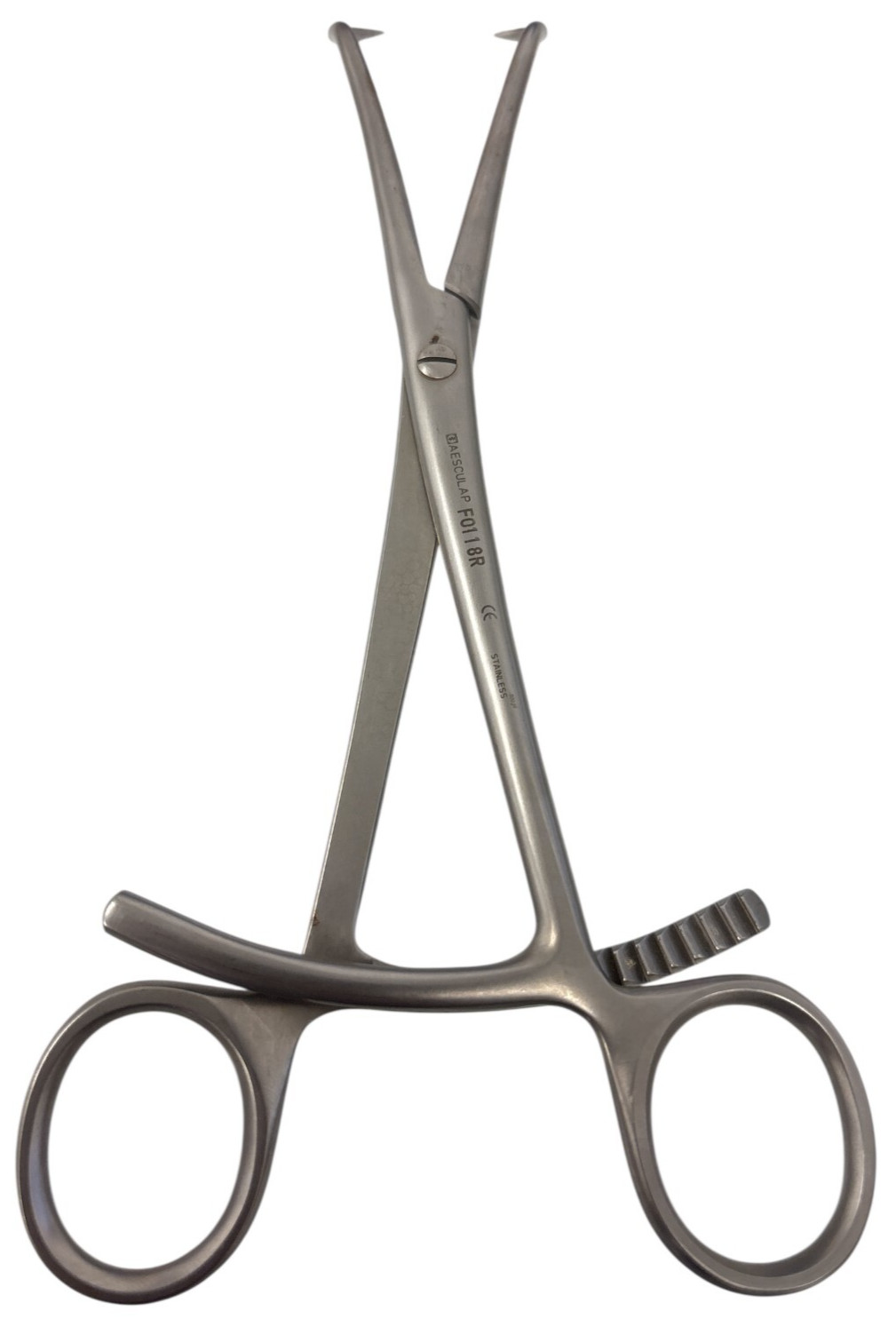 Aesculap FO118 Reposition Forceps, curved