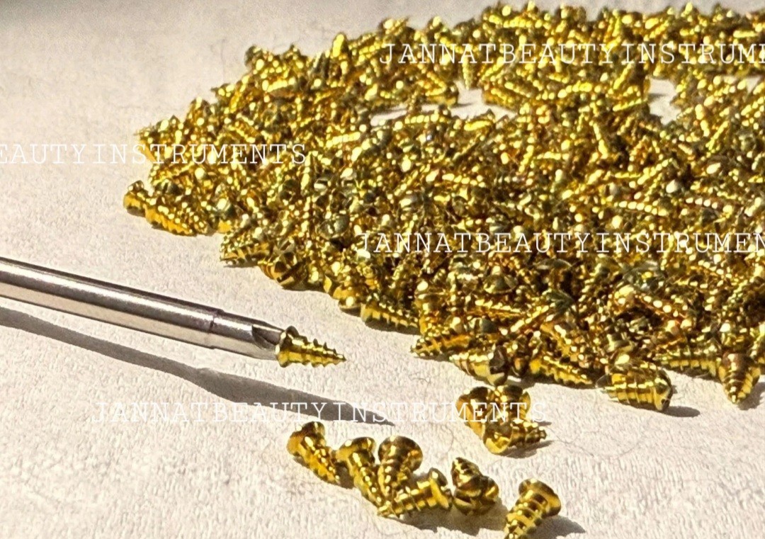 Maxillofacial CMF Titanium Screws 1.5mm, 2.0mm, 2.5mm 470pc With 3 Drivers