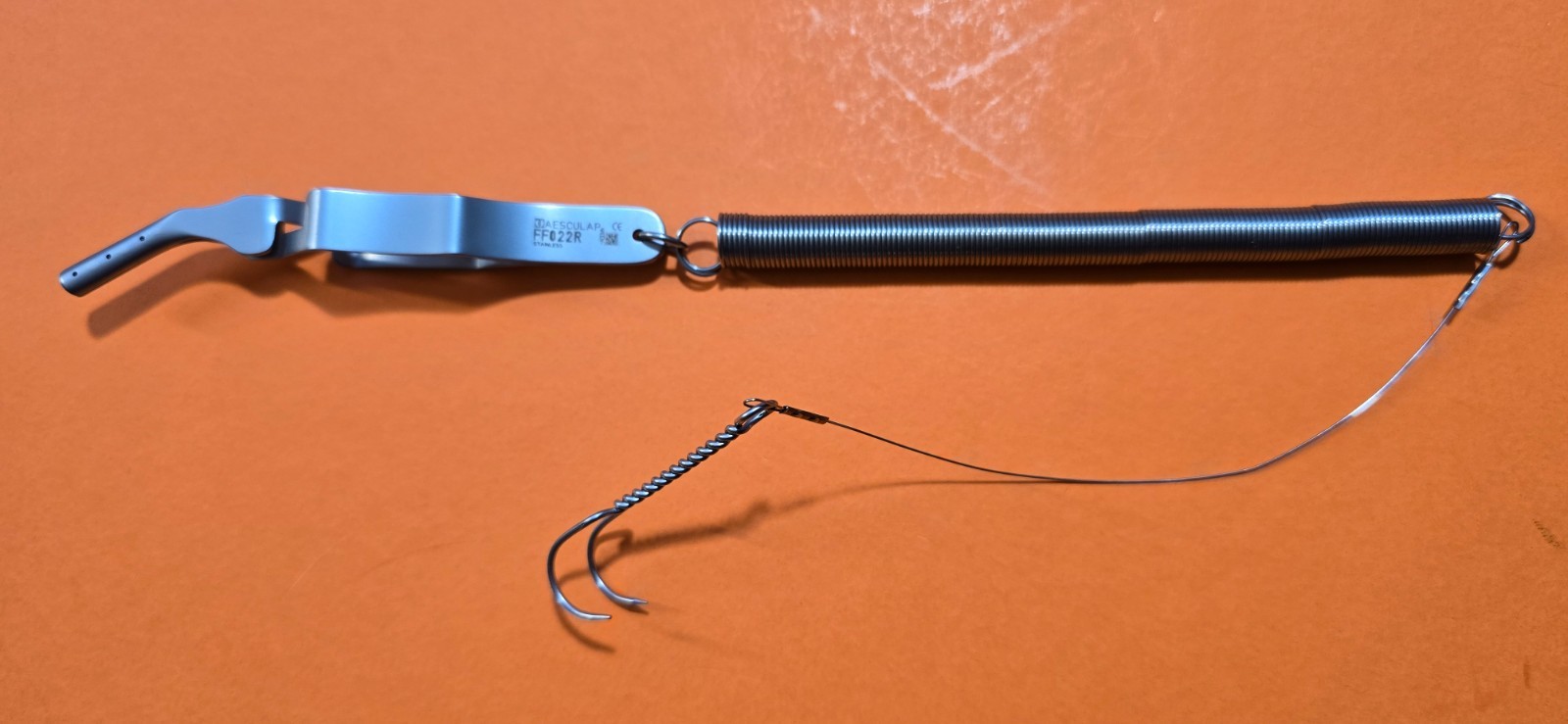 Aesculap FF022R Surgical Orthopedic YASARGIL Spring Hook.
