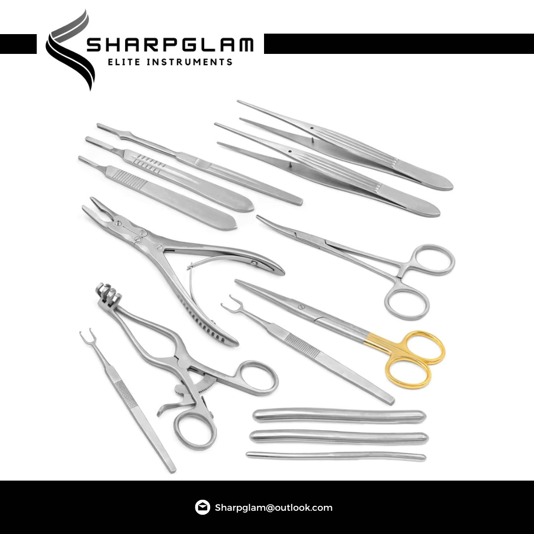 14Pcs Orthopedic Surgery Instruments Set Surgical Bone Rongeurs & Forceps CE ISO