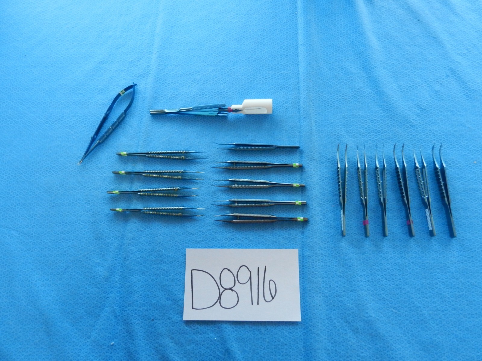 D8916 Precision Duckworth & Kent Storz Lot of Titanium Eye Instruments