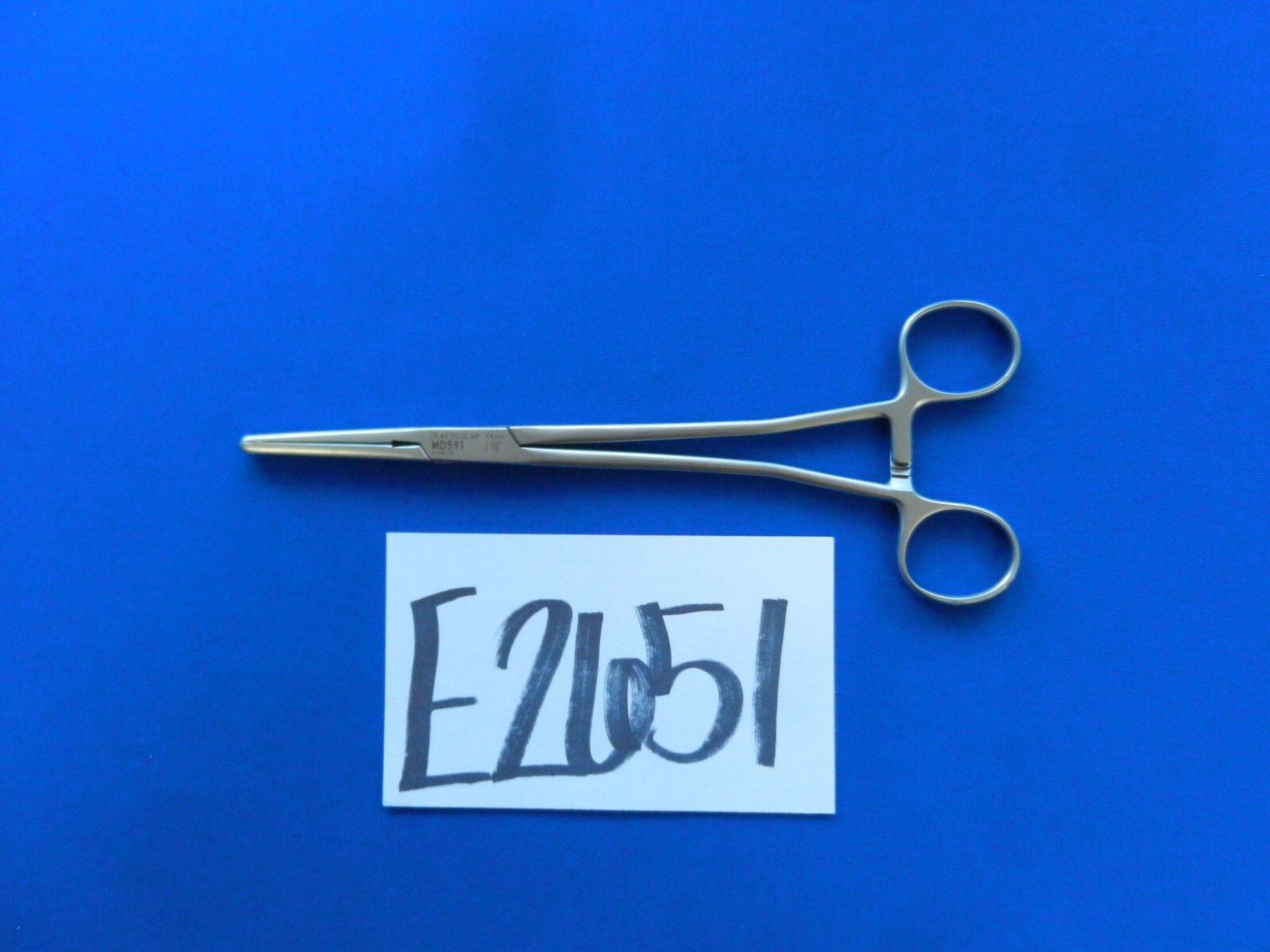 E2651 Aesculap MD591R Heaney Ballentine Straight Forceps 8.5″ Overall Length