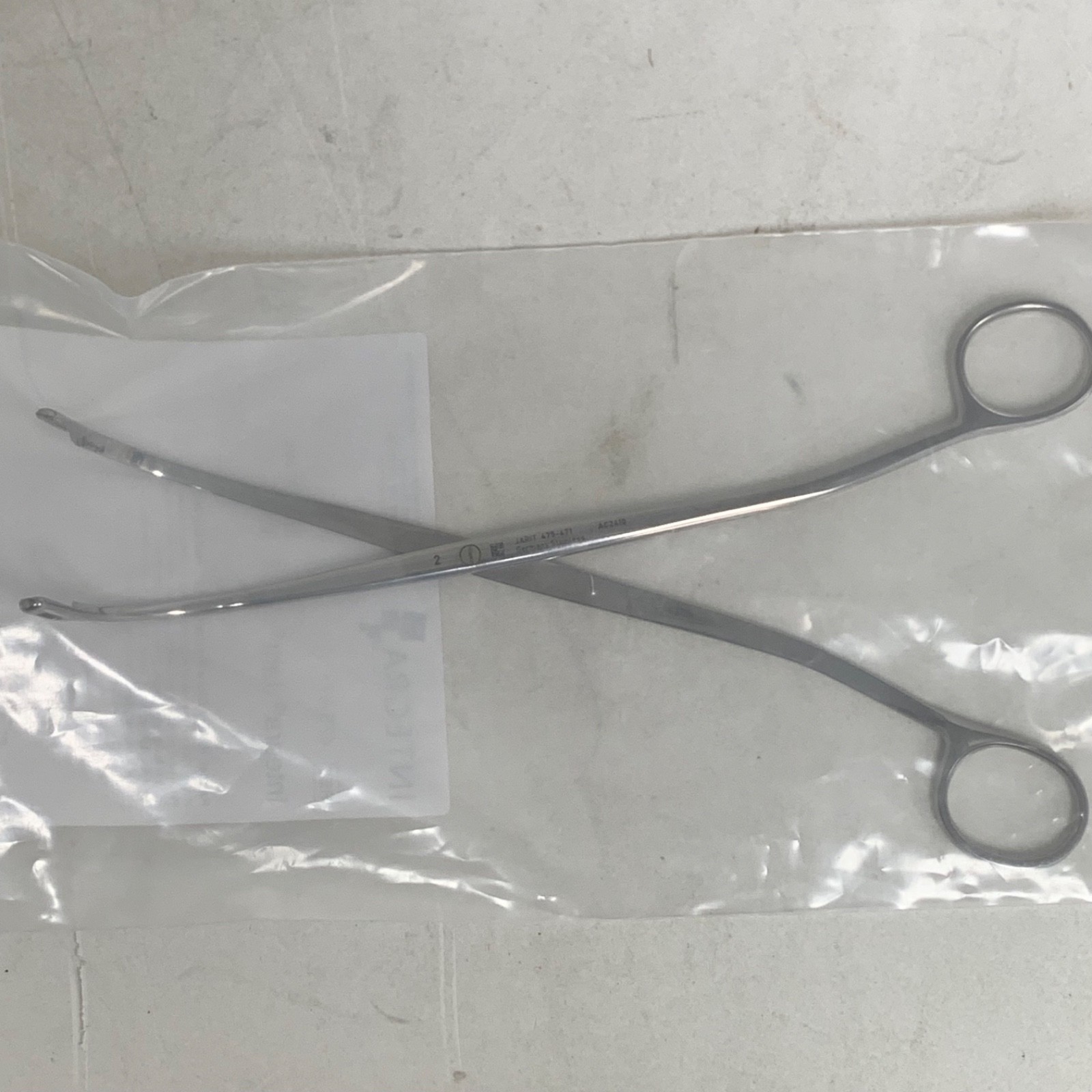 Integra Jarit Randall Kidney Stone Forceps 8-1/2″ Half Curved New