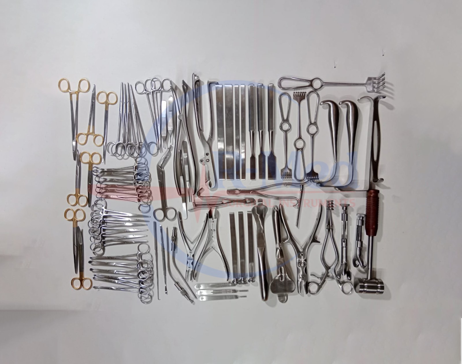 Basic Major Orthopedic Lot Of 74 Pcs Set Surgical Instruments