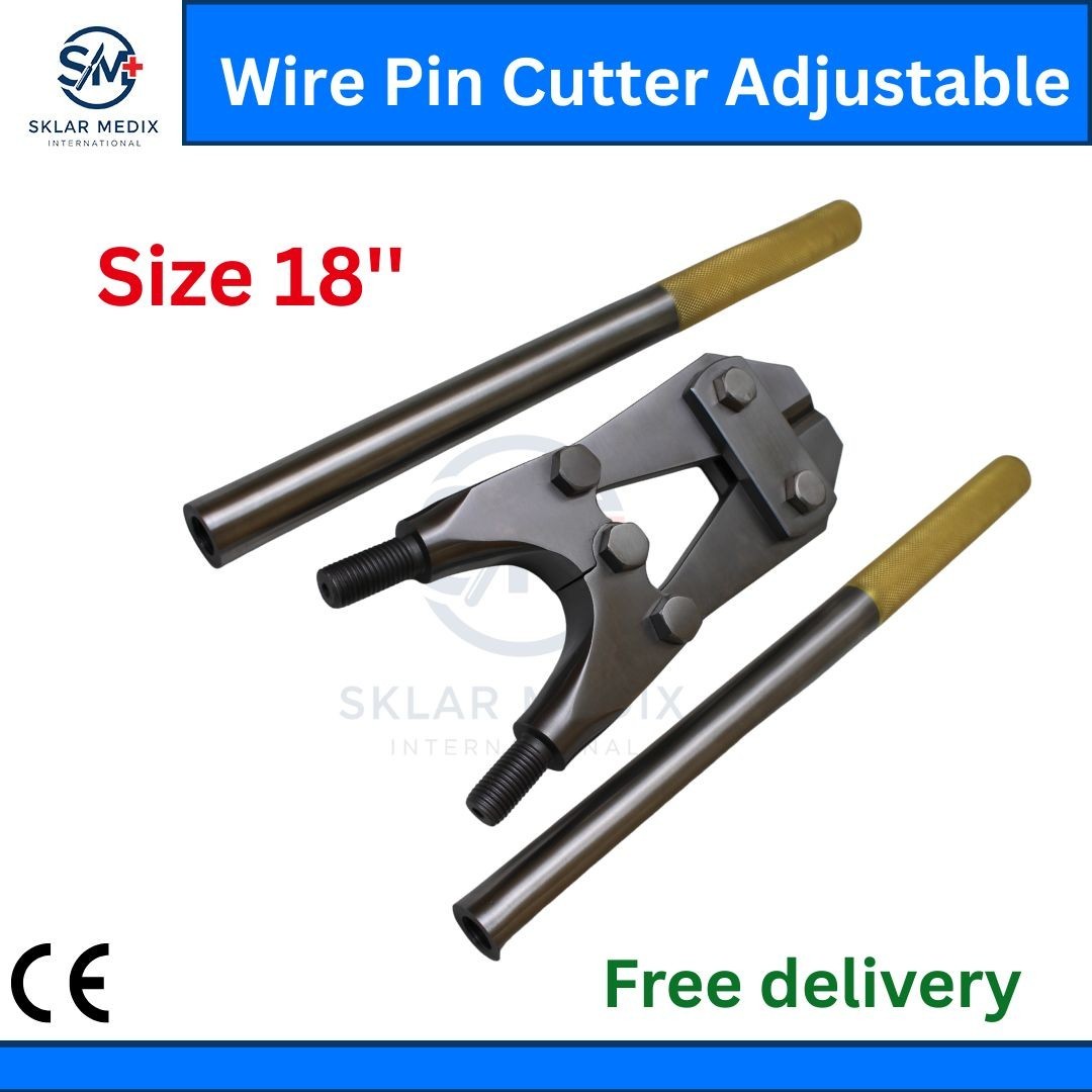 T/C Wire Pin & Rod Cutter Adjustable Handle 18″Orthopedic Surgical InstrumentsCE