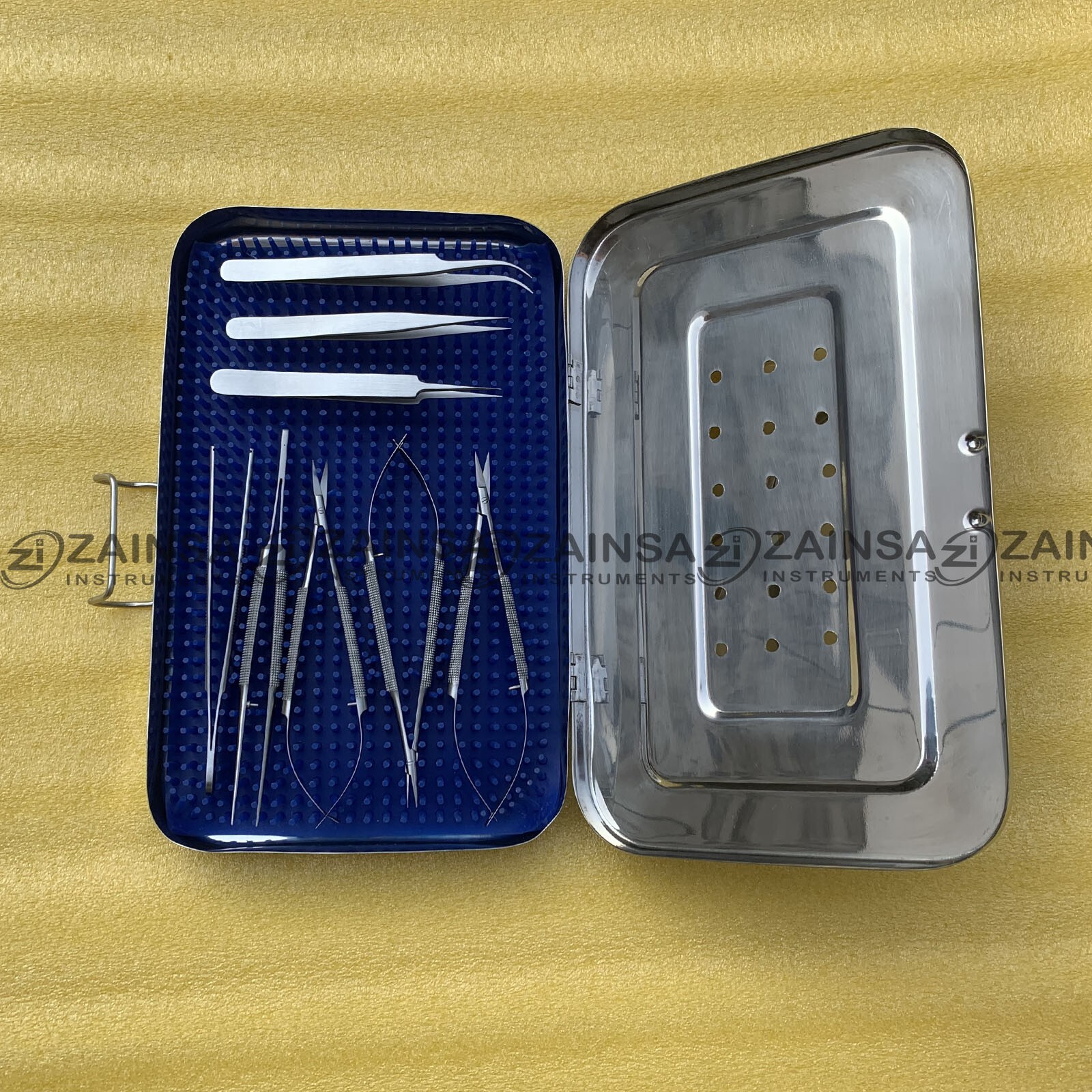 Hand Surgery Basic Set of Micro Surgical Instruments, With case Microsurgery Set