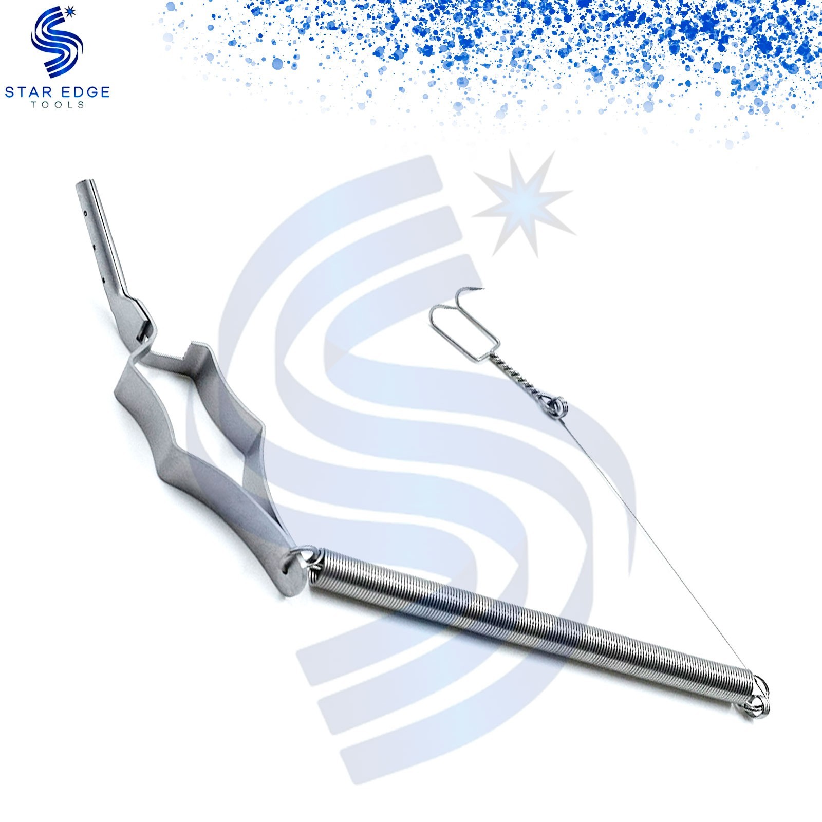 Neurosurgical Yasargil Gelea Spring Hook Surgical Instruments Length 41cm