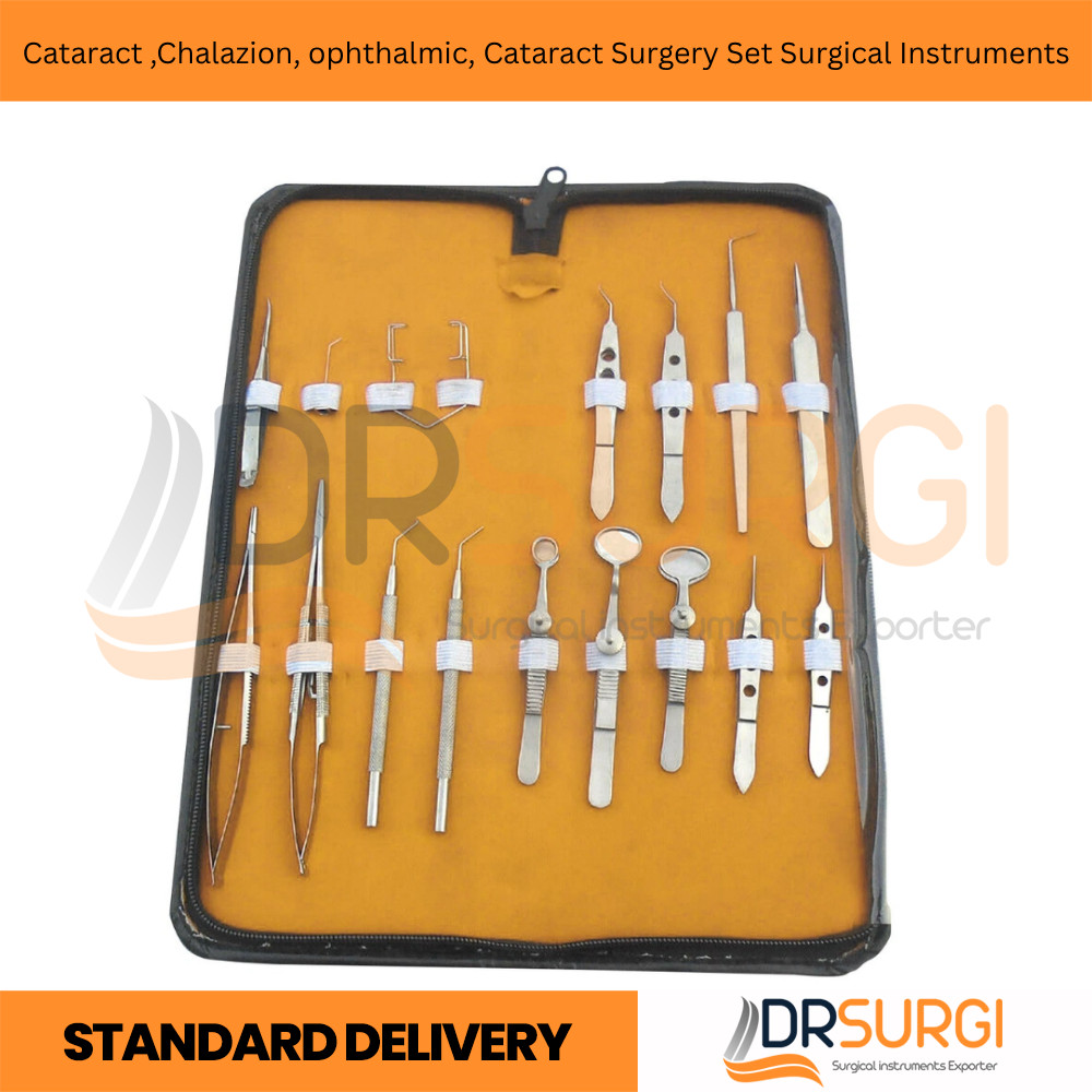 Cataract ,Chalazion, ophthalmic, Cataract Surgery Set Surgical Instruments