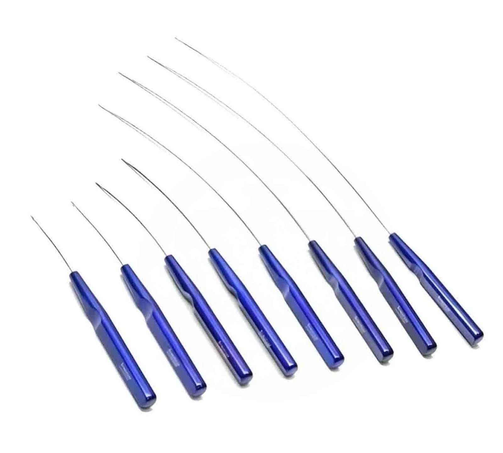 Suture Passer Needle Set of 9 Pcs for Non invasive Face Lift Technique Surgical