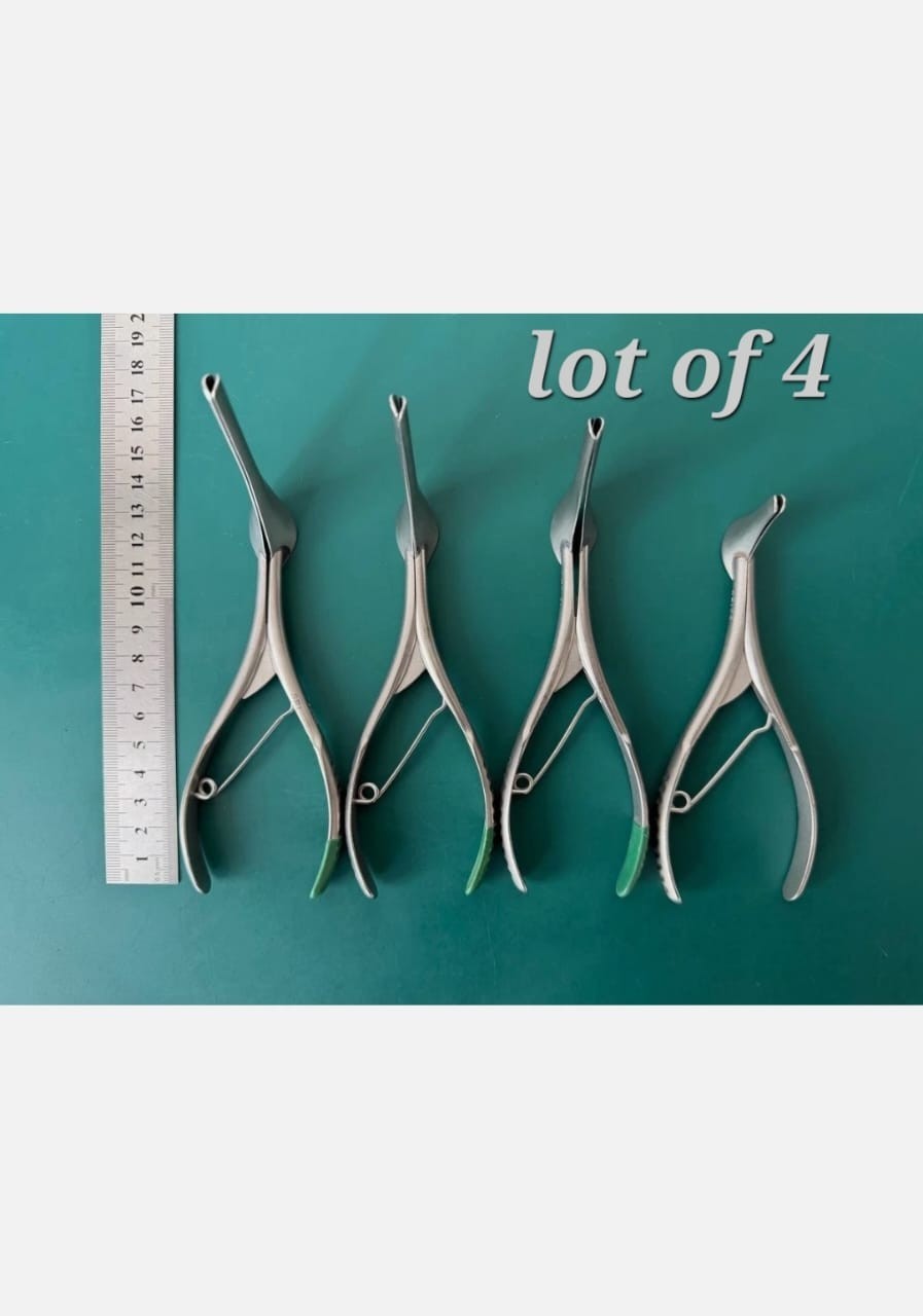 Lot of 4 Storz Nasal Speculum Set Cottle Septum N2182 N2200 N2102 N2108 ENT Surg