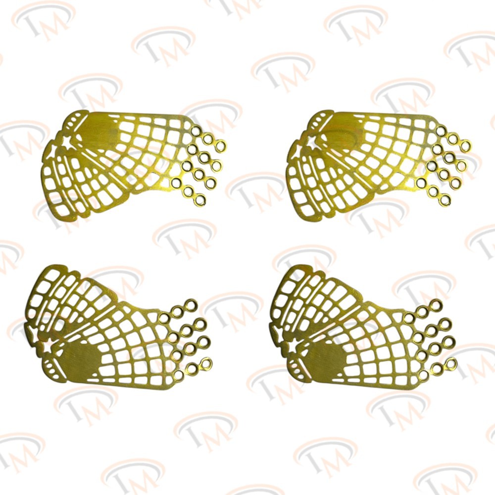 Orbital Floor (Eye) Mesh Plates Titanium Left , Right 4 Pcs
