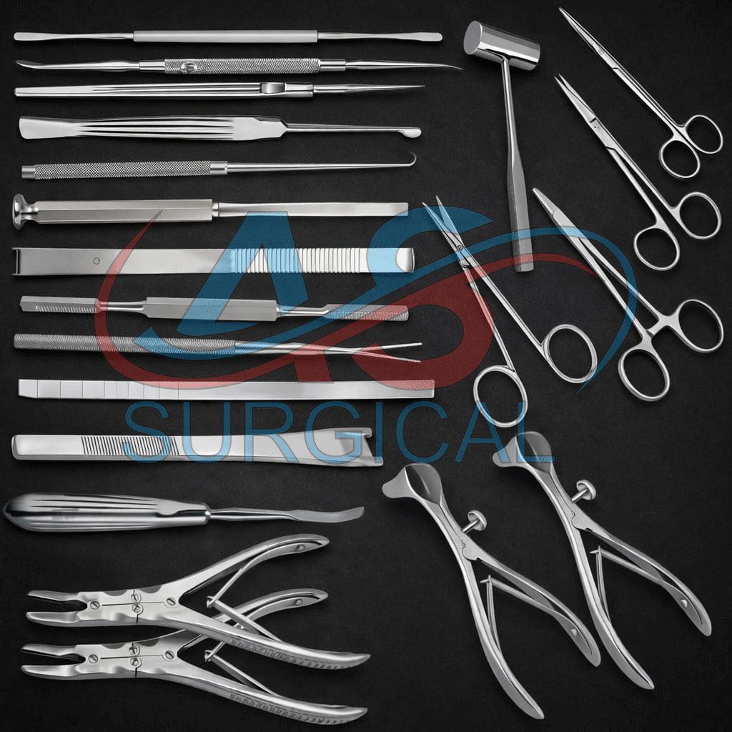Rhinoplasty Nasal Set 22 Pcs ENT Septoplasty Ear Nose Throat Surgery Instrument