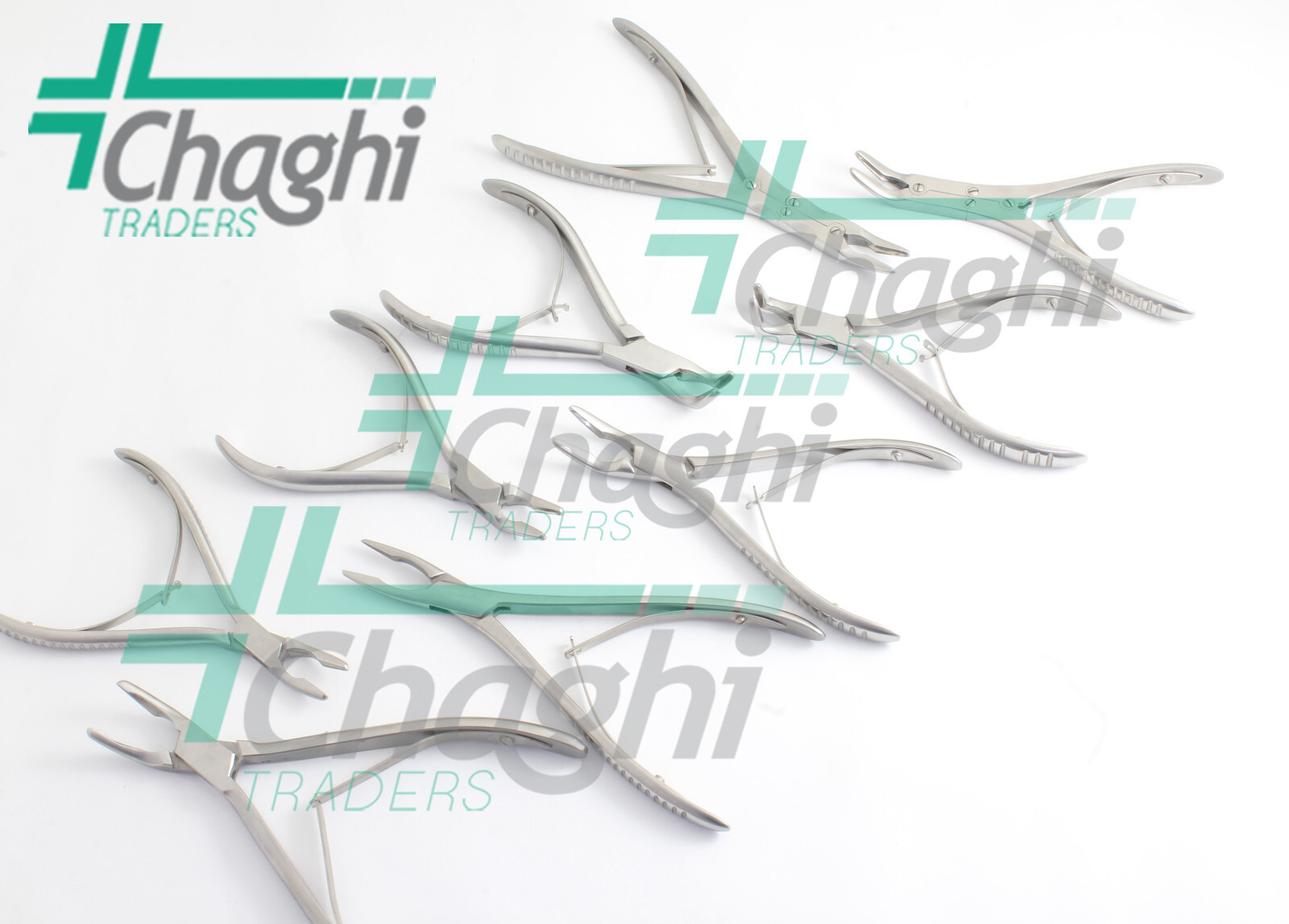 Bone Rongeurs 9 PCs Set Stainless Steel Surgical Orthopaedic Instruments Chaghi