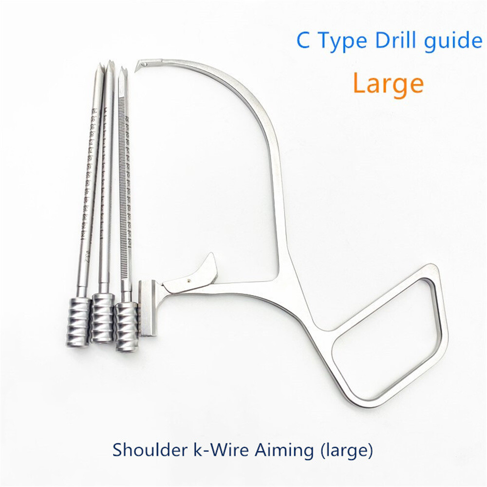 C type Drill guide Knee cruciate ligament aimer guide k-wire Aiming guide