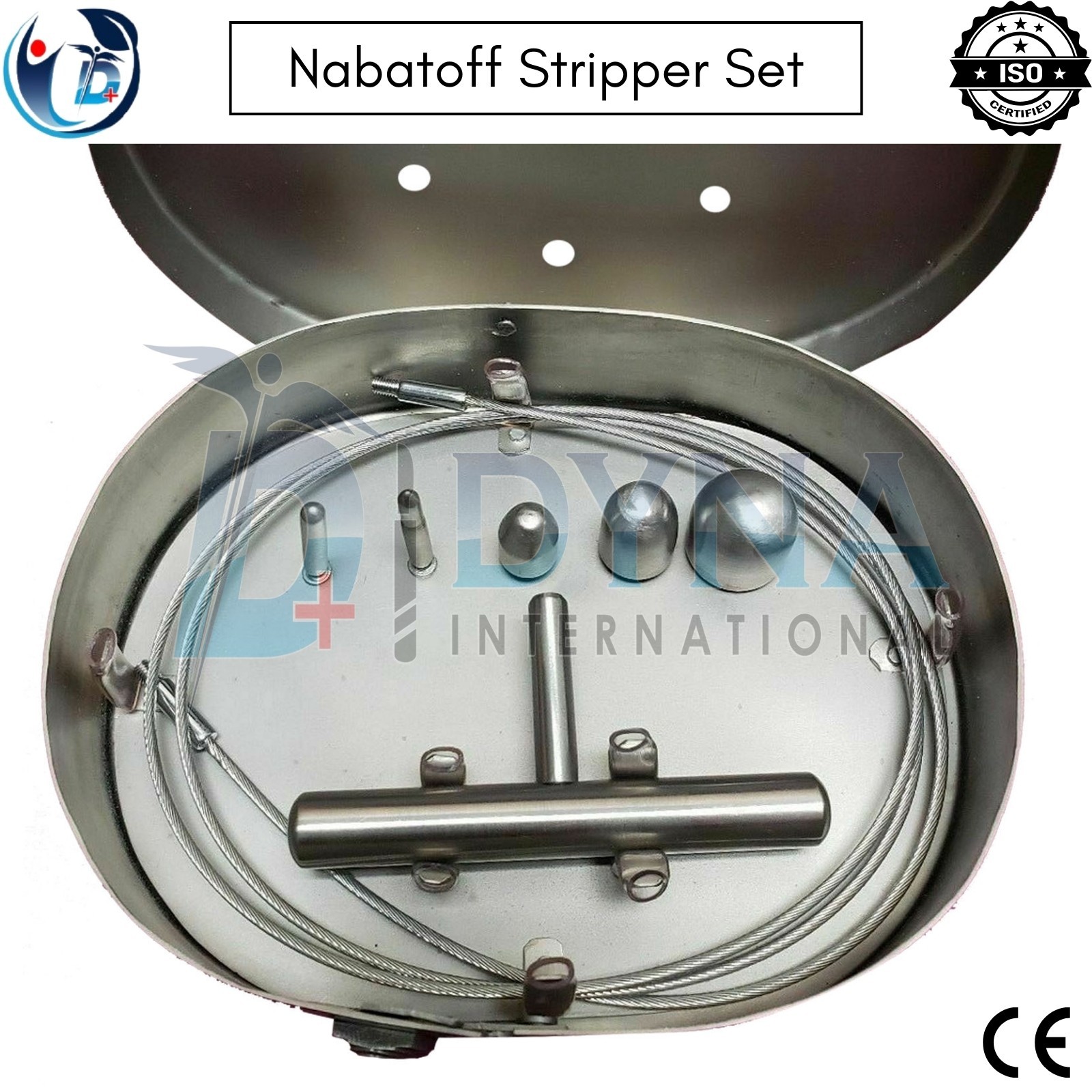 Nabatoff Stripper Set & Varady Phlebectomy Extractors & Hooks Plastic Surgery CE