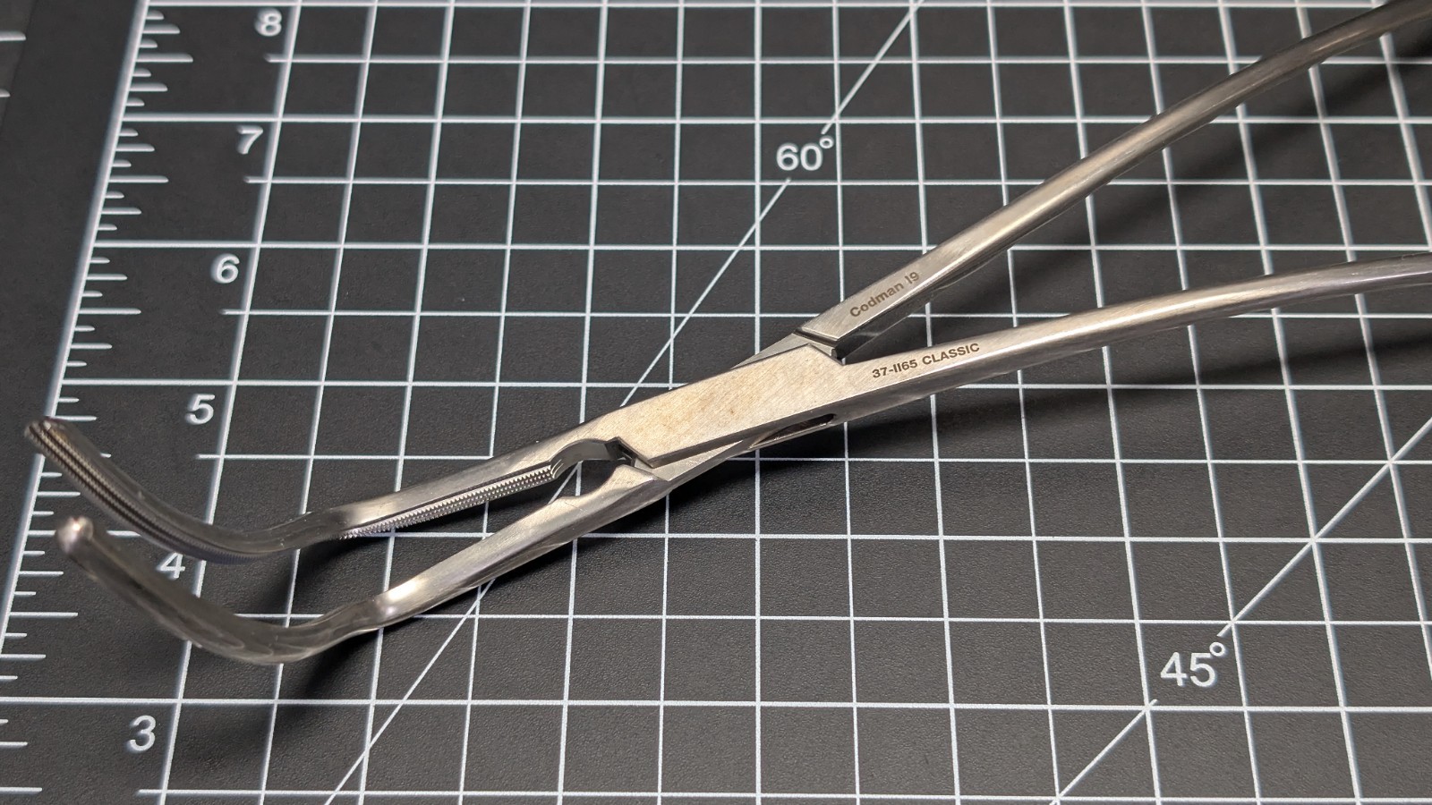 Jarit 320-245 DeBakey Aorta Sidewinder Clamp Cardio-Grip Atraumatic Forceps