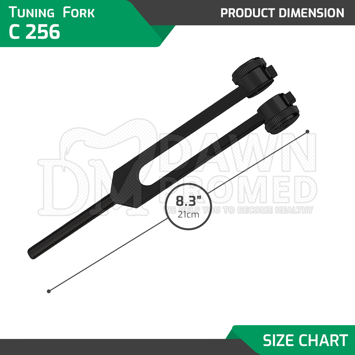 3 Black Tuning Fork Healing Therapy Medical Surgical Diagnostic Inst German Gr