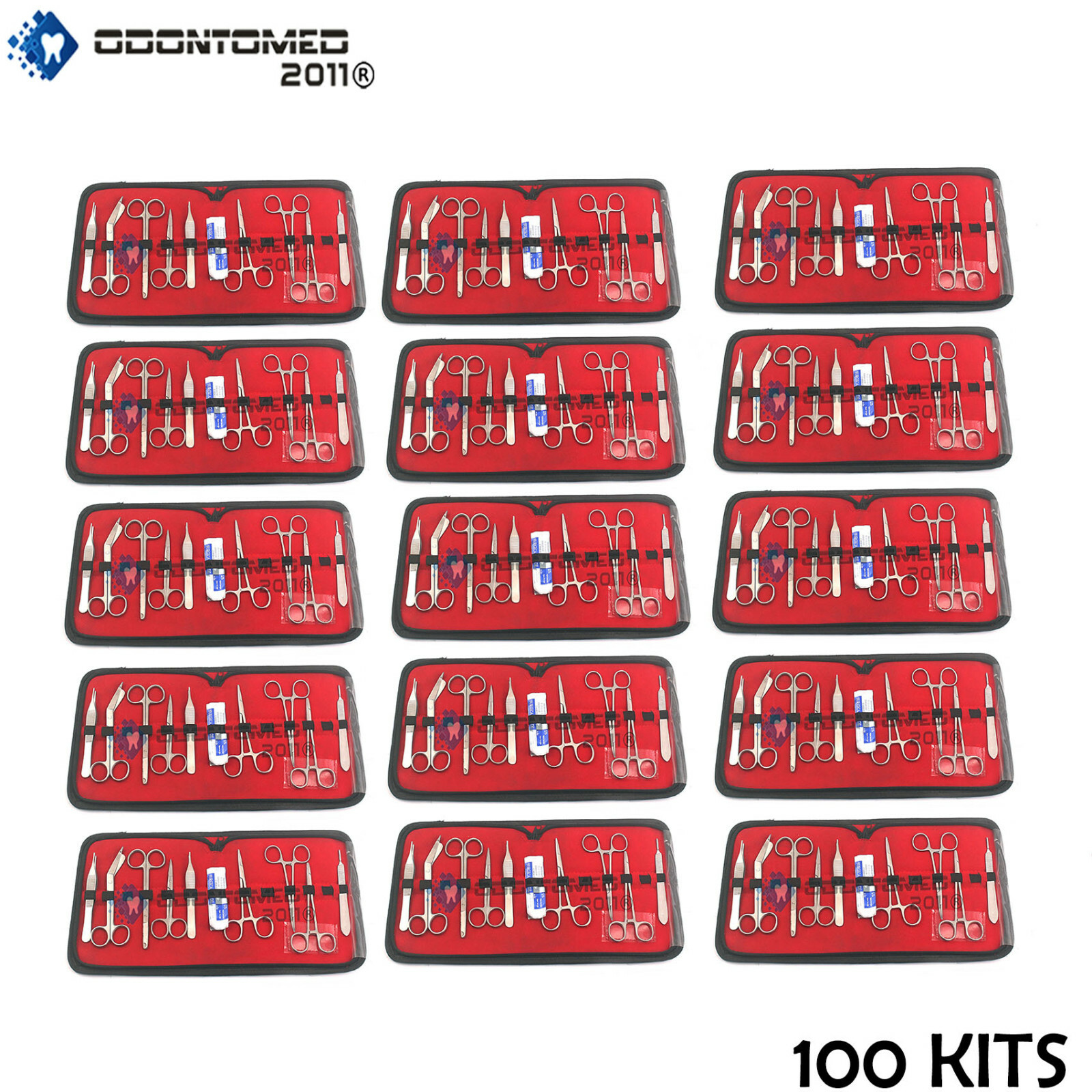 ODM 100 Kits Of Basic Dissecting Veterinary, Surgical, Instruments