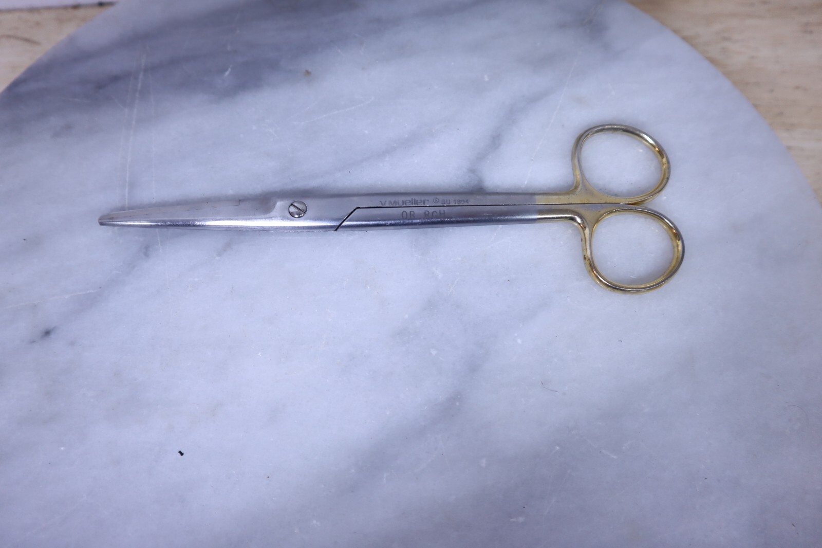 Pair x2 V. Mueller Surgical Curved Vital Mayo Scissors SU 1814 & 1804 Surgery US