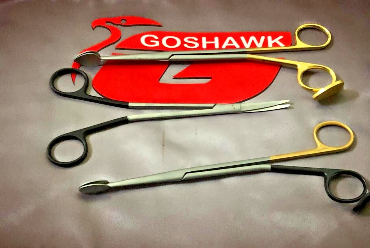 3 Pcs Trepsat spatulated TC & FREEMAN-GORNEY facelift scissor Premium quality