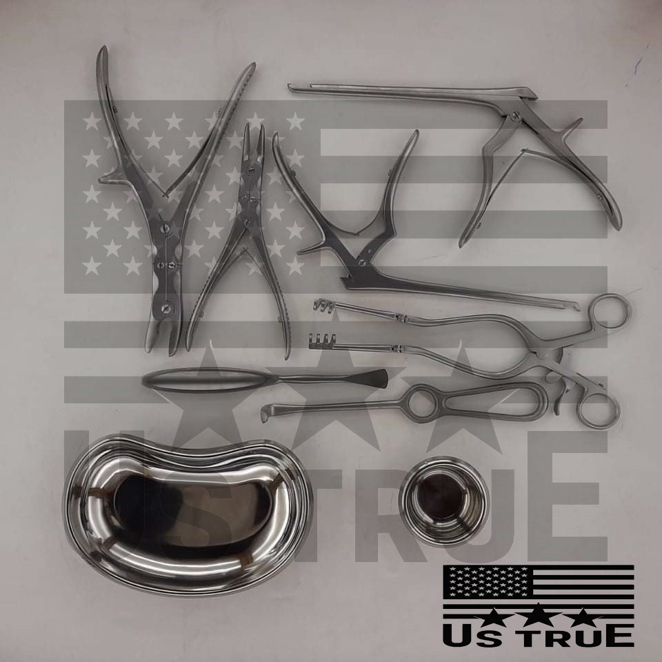 Neuro Spinal Surgery Surgical Orthopedic Instruments 10 Pcs Set Best Quality