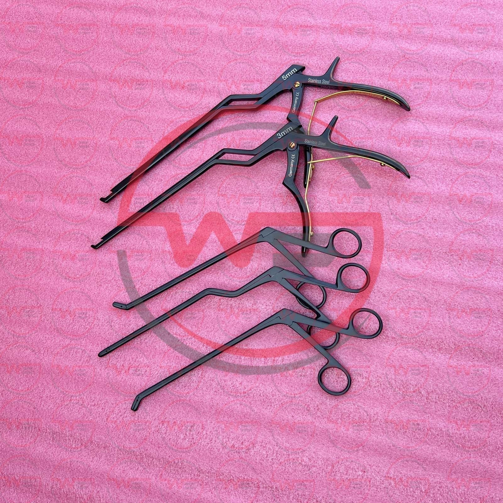 Love Gruenwald & Bayonet Kerrison Rongeur 5 PCs Set, Orthopedics Instrument Set