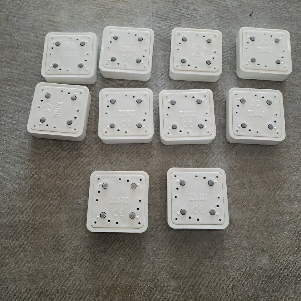 Lot 10 Microban Zirc Magnetic Dental Bur Holder 1½” White