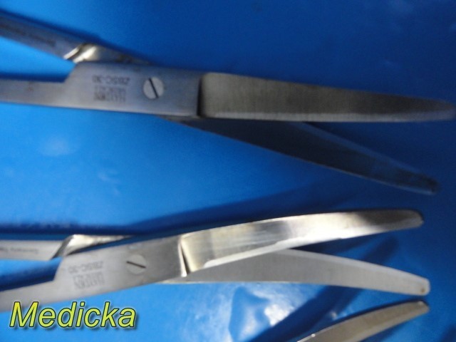 5x Hayden ZBSC-30 Z-Best Parametrium Scissors 12″ | 30cm TC Serrated ~ 39546
