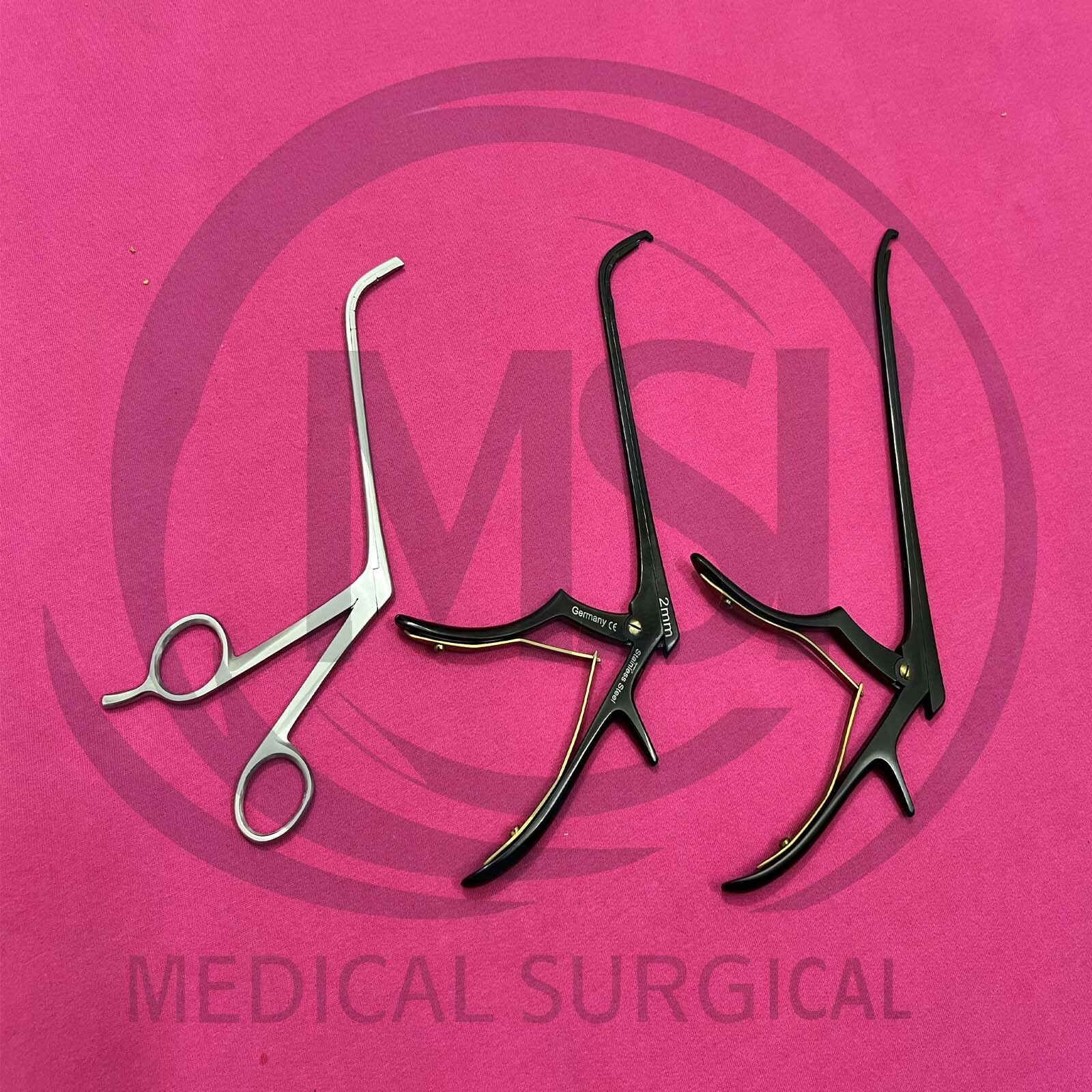 Sinus Frontal Punch With Link Chain Sheath Backward Cutting Endoscopic Nasal ENT