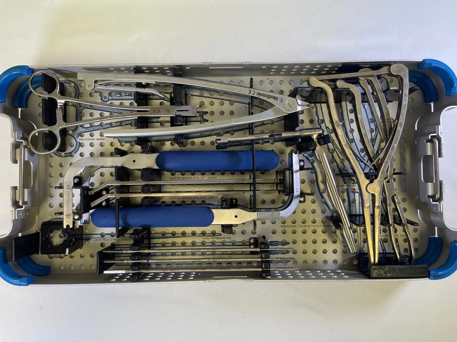 3607026 Medtronic Infinity OCT Complex Instrument Tray Neuro Spine Orthopedics