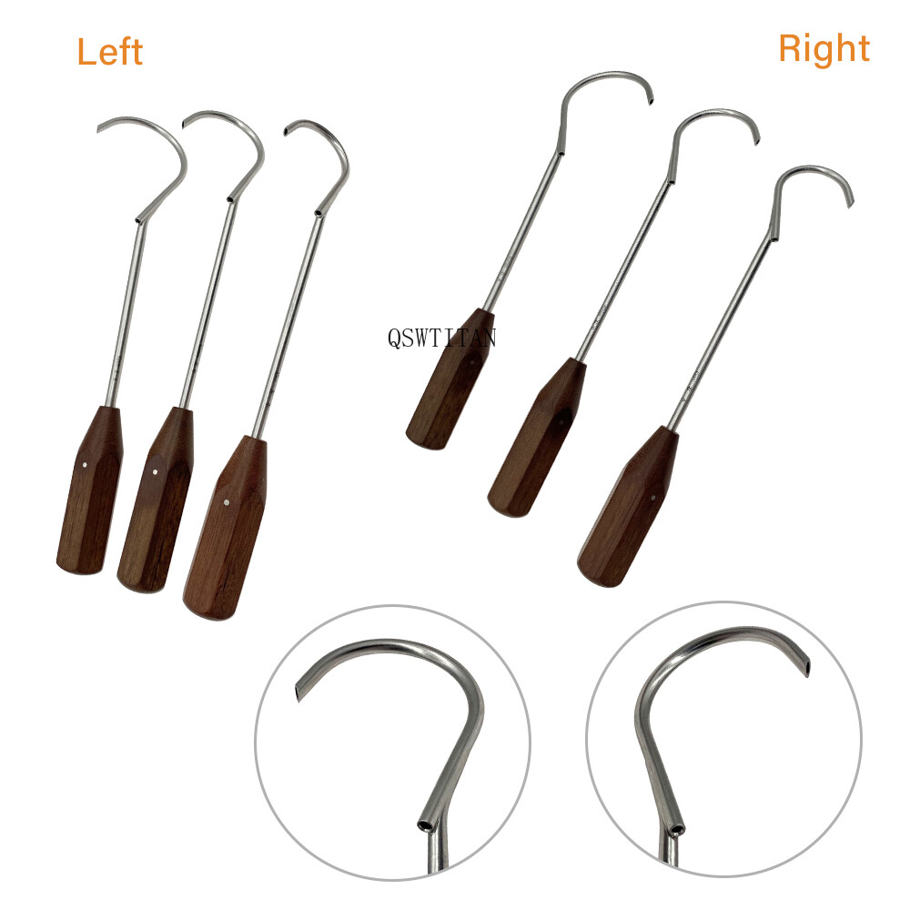 Bone Drill Sleeve Wire Guide with Wooden handle1pcOrthopedic Drill Sleeve Guider